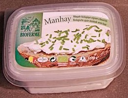 Bioferme Maquee manhay fromage frais oignon-ciboulette 30% bio 250g